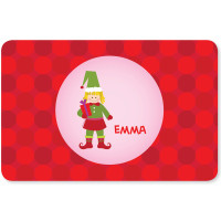 Cute Elf Girl Kids Placemat