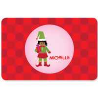 Cute Elf Girl Kids Placemat