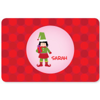 Cute Elf Girl Kids Placemat