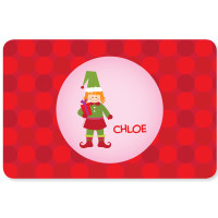 Cute Elf Girl Kids Placemat