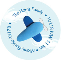 Fun Address Labels Here Comes The Plane