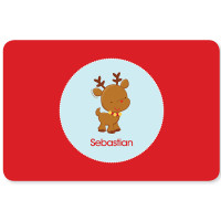Sweet Baby Blue Deer Kids Placemat