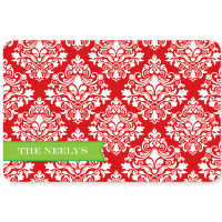 Red Damask Wonder Holiday Placemat