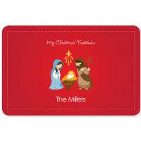 The Nativity Tradition Holiday Placemat