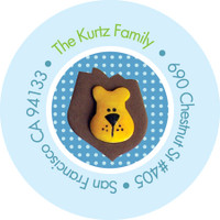 Baby Address Labels Baby Circus