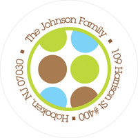 Address Labels For Kids Blue Shirt Green