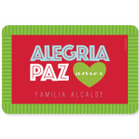 Alegria, Paz y Amor Holiday Placemat