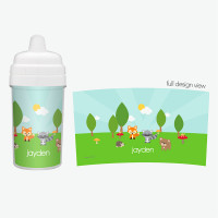 Cute Animals in Forest Toddler Sippy Cups