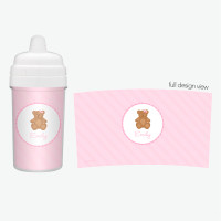 A Sweet Teddy Bear Spill Proof Sippy Cup