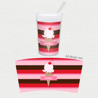 Strawberry Cone Toddler Cup