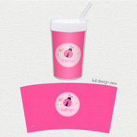 Sweet Pink Lady Bug Toddler Cup
