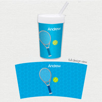Tennis Fan Boy Toddler Cup