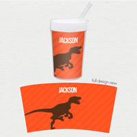 Dino and Me Orange Toddler Cup