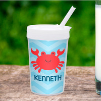 Happy Crab Toddler Cup