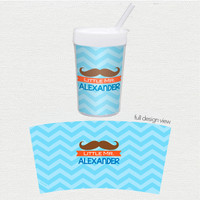 Little Mr. Mustache Toddler Cup
