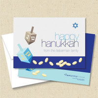 Front and back (optional) with white envelope