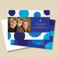 Front and back (optional) with white envelope