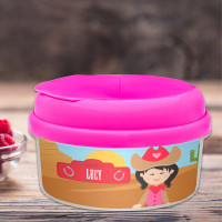 Asian Cowgirl Toddler Snackbowls