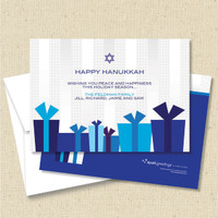 Front and back (optional) with white envelope