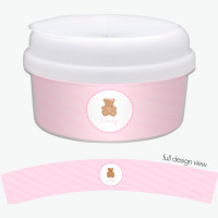 A Sweet Teddy Bear Custom Snack Bowl