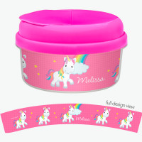 Rainbow Unicorn Snack Bowls For Kids