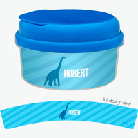 Dino And Me Blue Snack Bowl