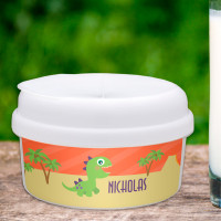 Baby Dinosaur Personalized Snack Bowl