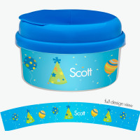 Boy Bday Cheers Snack Bowl