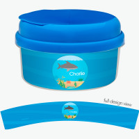 Shark Waves Snack Bowl