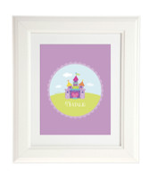 Pretty Heart Castle Kids Wall Art