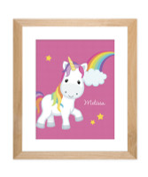 Rainbow Unicorn Kids Wall Art