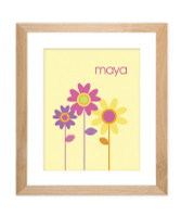 Three Spring Blooms Kids Wall Art
