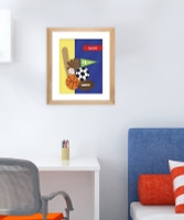 My Love For Sports Kids Wall Art