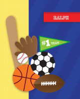 My Love For Sports Kids Wall Art