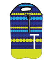 Simply Yellow Dots Wine Tote