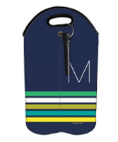 Real Simple Blue Wine Tote