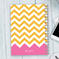 Chevron and Initials Writing Journal