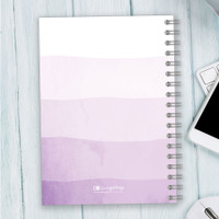 Watercolor waves journal