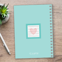 Rustic White Heart Journal