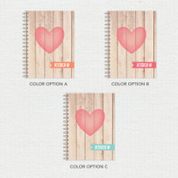 Rustic Heart Writing Journal