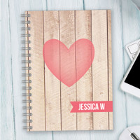 Rustic Heart Writing Journal