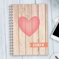 Rustic Heart Writing Journal
