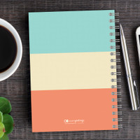Three Colorful Rows journal