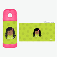 Green Just Like Me Personalized Thermos For Kids