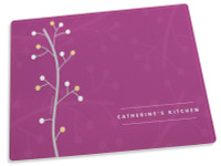 Purple Modern Thin tree cutting board