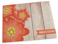 Rustic Flower cutting board