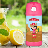 Cowgirl Thermos Bottle