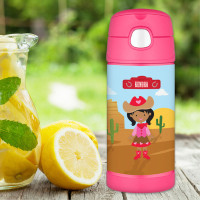 Cowgirl Thermos Bottle