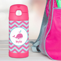 Sweet Pink Whale Thermos Bottle