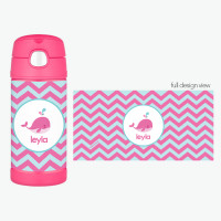 Sweet Pink Whale Thermos Bottle